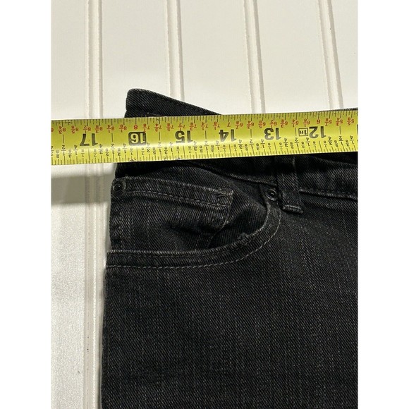 CHICOS Platinum Denim Original Jeans Sz 1.5 / 10 Mid Rise 5 Pocket Dark Wash - Picture 4 of 7